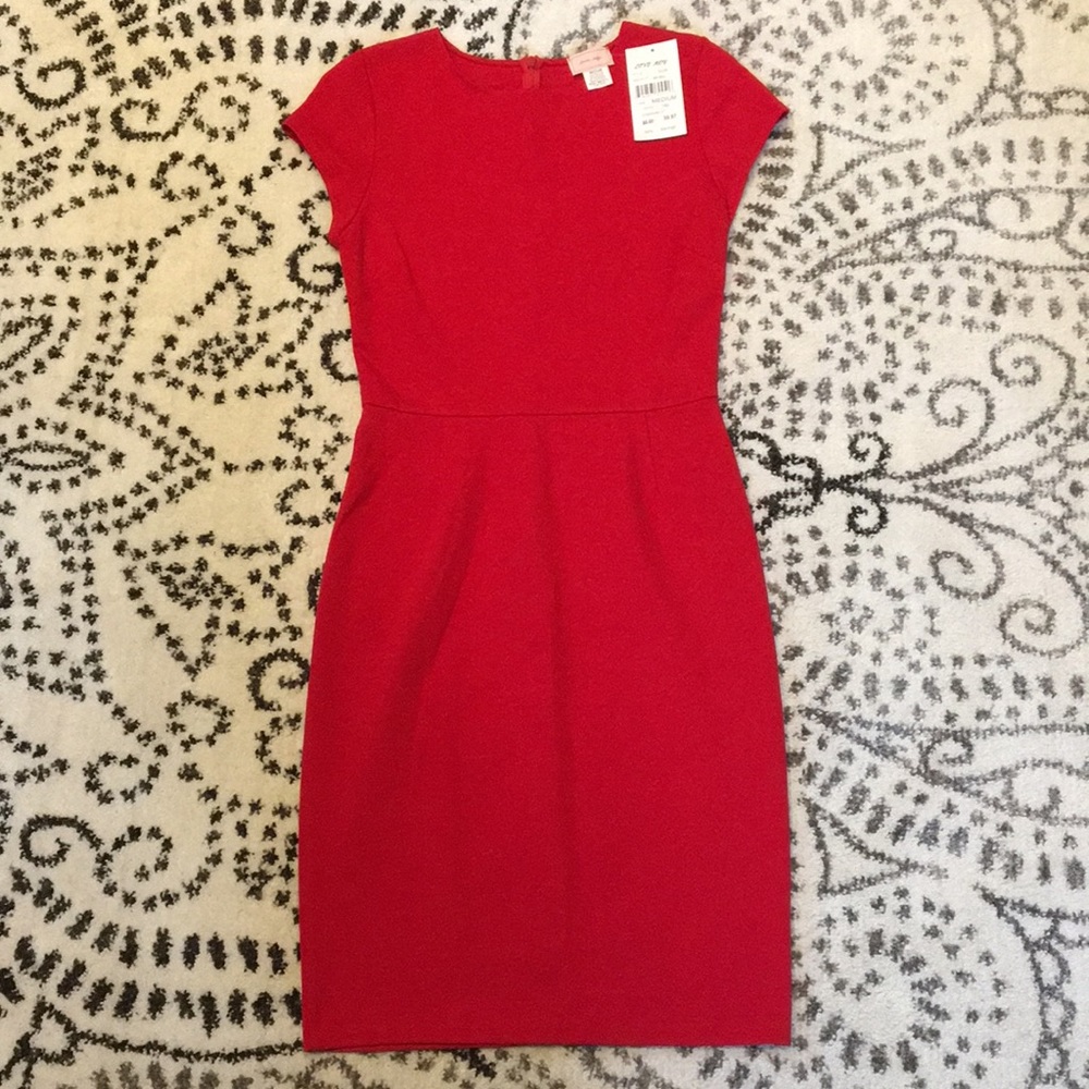 Love Ady Red Short Sleeve Bodycon Dress